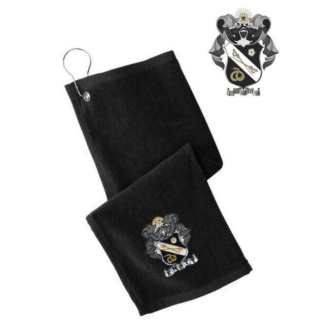Discount Sigma Nu Golf Towel DISCOUNT-Sigma Nu Golf Towel