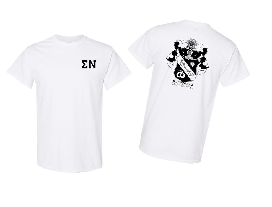 Greekgear Sigma Nu World Famous Crest Tee Sigma Nu World Famous Crest Tee