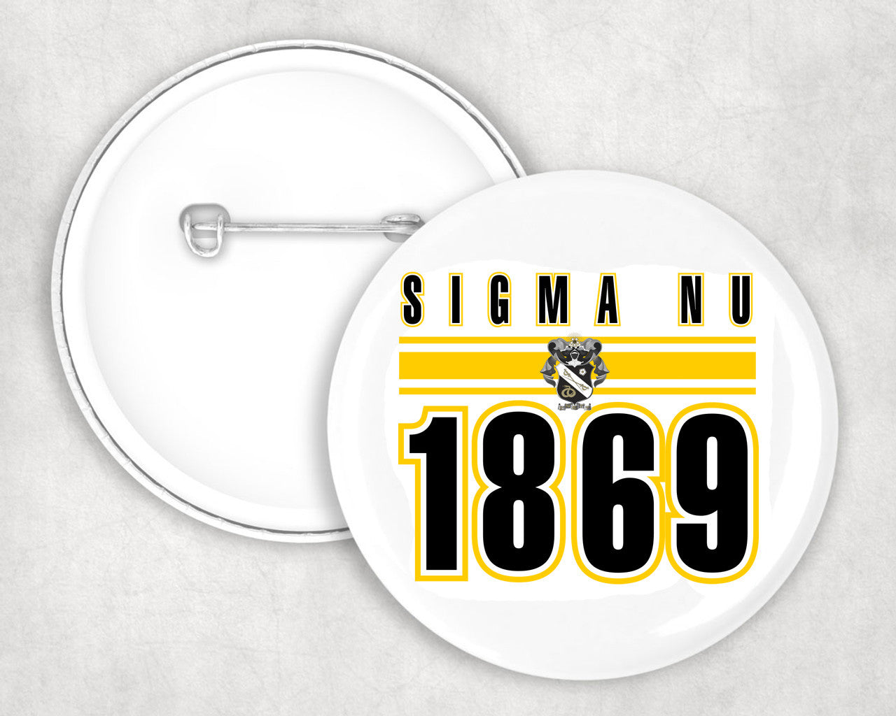 Sigma Nu Est Year Button Sigma Nu Est Year Button