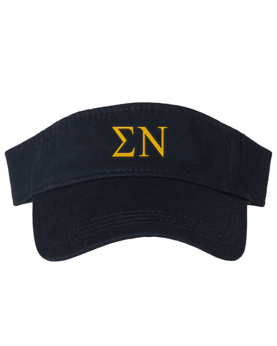 Sigma Nu Greek Letter Visor Sigma Nu Greek Letter Visor