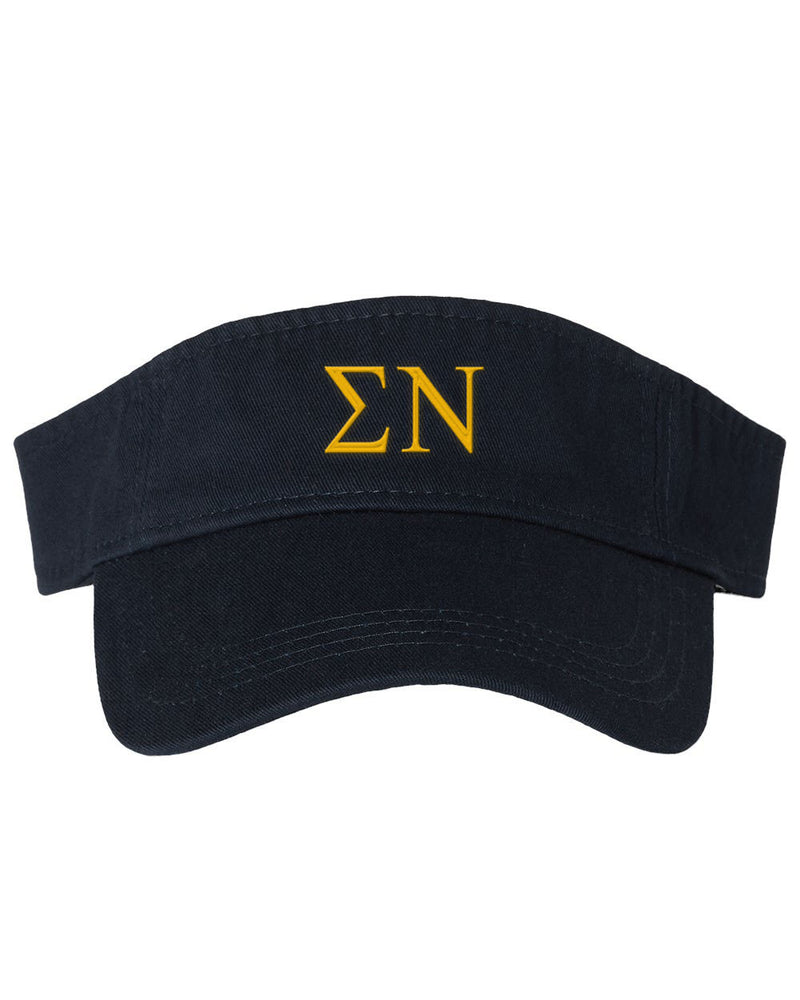 Sigma Nu Greek Letter Visor Sigma Nu Greek Letter Visor