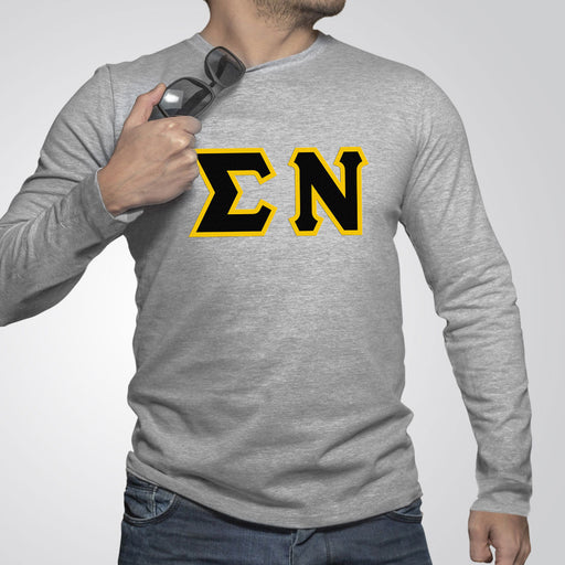 Clothing Sigma Nu Custom Twill Long Sleeve T-Shirt