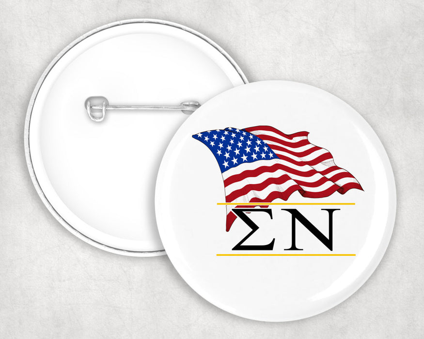 Sigma Nu Patriot Button Sigma Nu Patriot Button
