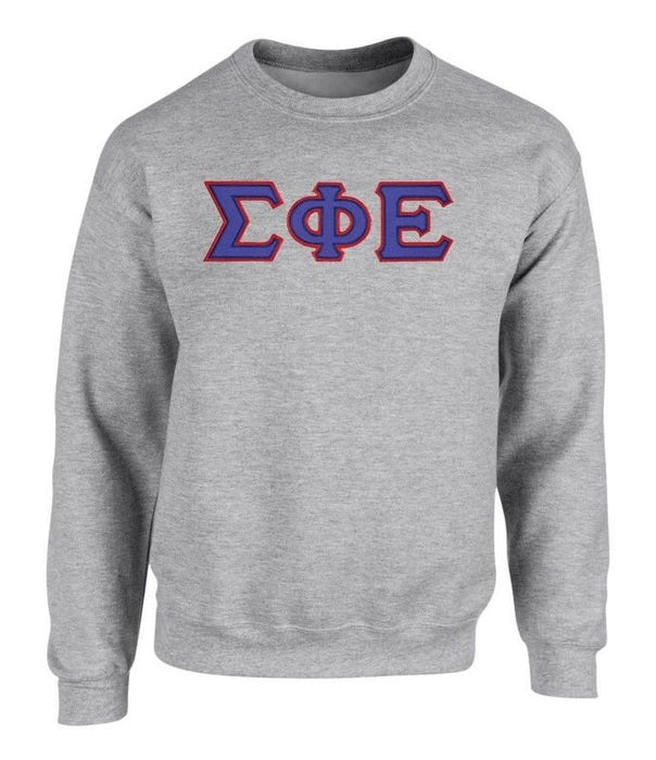 Sigma Phi Epsilon 2 Day Ship Twill Crewneck Sweatshirt Sigma Phi Epsilon - 2 Day Ship Twill Crewneck Sweatshirt
