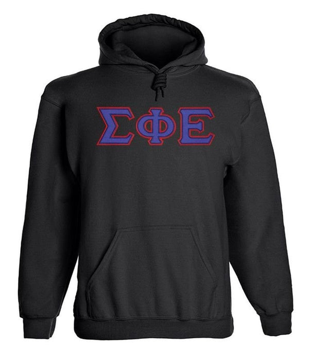 Sigma Phi Epsilon 2 Day Ship Twill Hooded Sweatshirt Sigma Phi Epsilon - 2 Day Ship Twill Hooded Sweatshirt
