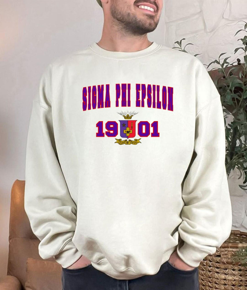 Sigma Phi Epsilon Athlete Crewneck Sweatshirt Sigma Phi Epsilon Athlete Crewneck Sweatshirt