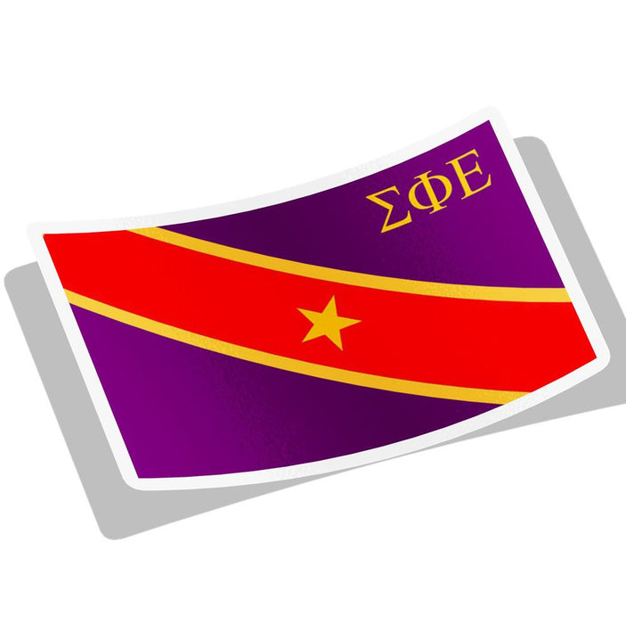 Sigma Phi Epsilon Flag Decal Sticker Sigma Phi Epsilon Flag Decal Sticker
