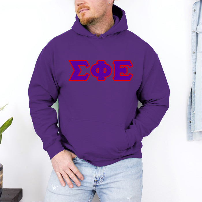 Discount Sigma Phi Epsilon Lettered Hooded Sweatshirt Best Value DISCOUNT Sigma Phi Epsilon Lettered Hooded Sweatshirt - Best Value