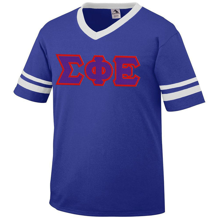 Discount Sigma Phi Epsilon Jersey With Greek Applique Letters DISCOUNT-Sigma Phi Epsilon Jersey With Greek Applique Letters