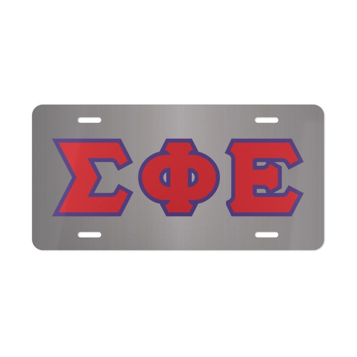Sigma Phi Epsilon Lettered License Covers SIGMA PHI EPSILON LETTERED LICENSE COVERS