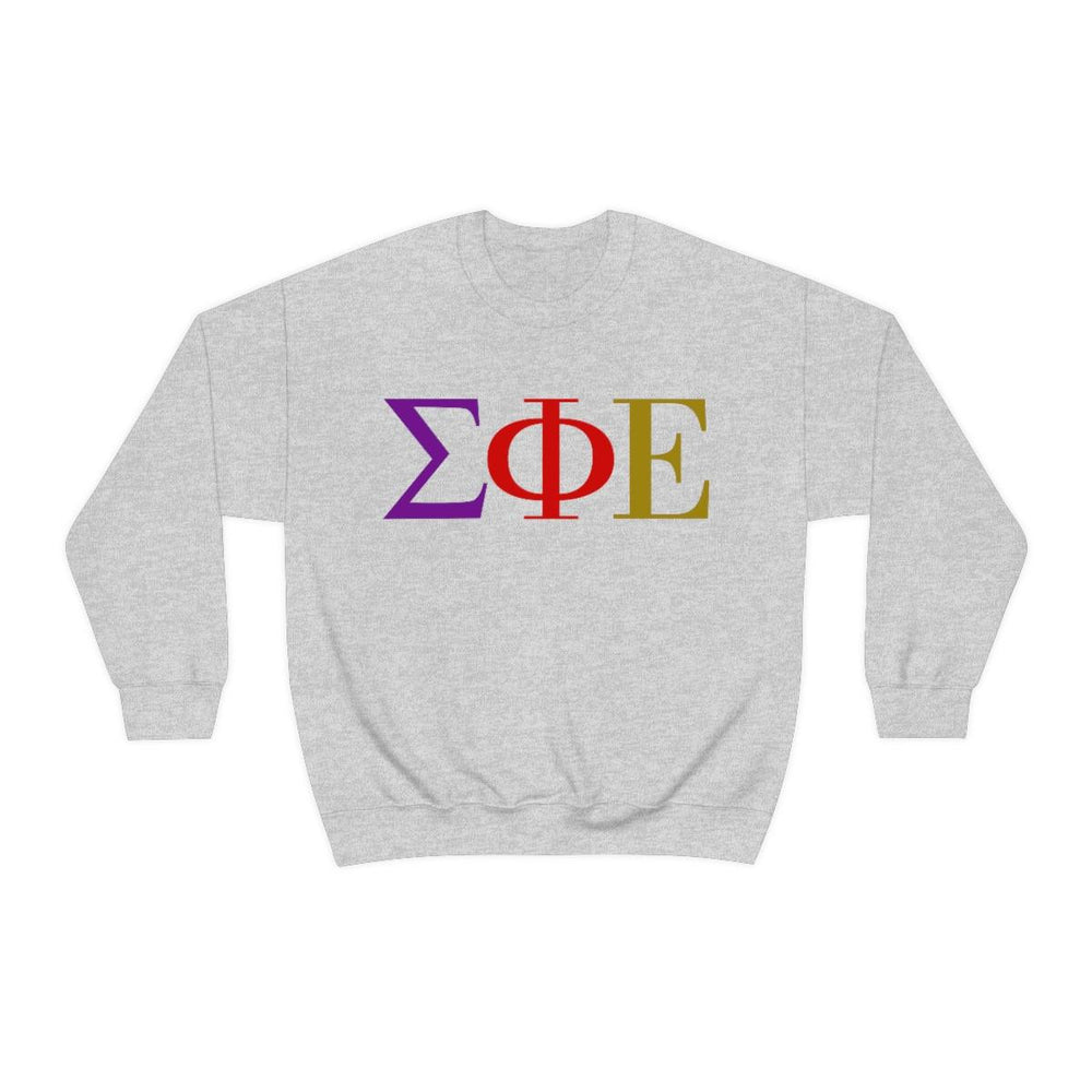 Printify Sigma Phi Epsilon Logo Crewneck Sweatshirts Sigma Phi Epsilon Logo Crewneck Sweatshirts