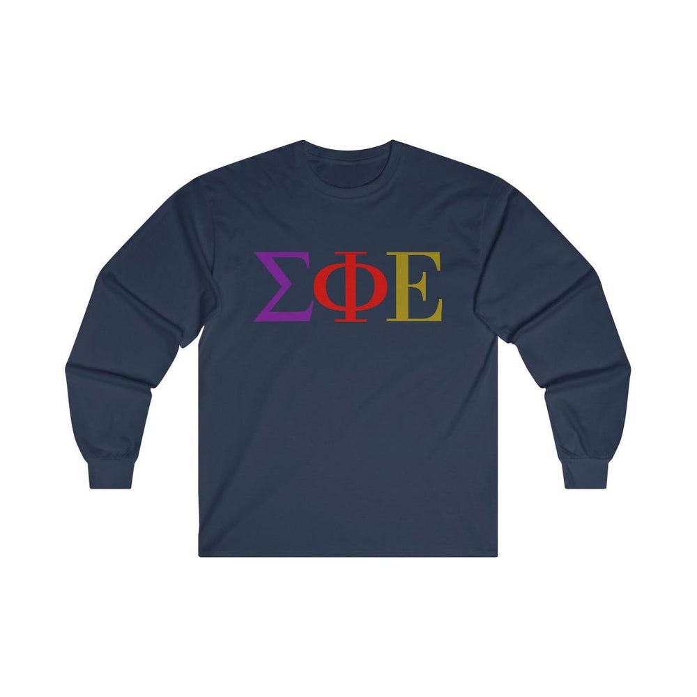 Printify Sigma Phi Epsilon Logo Long Sleeve T Shirt Sigma Phi Epsilon Logo Long Sleeve T-Shirt