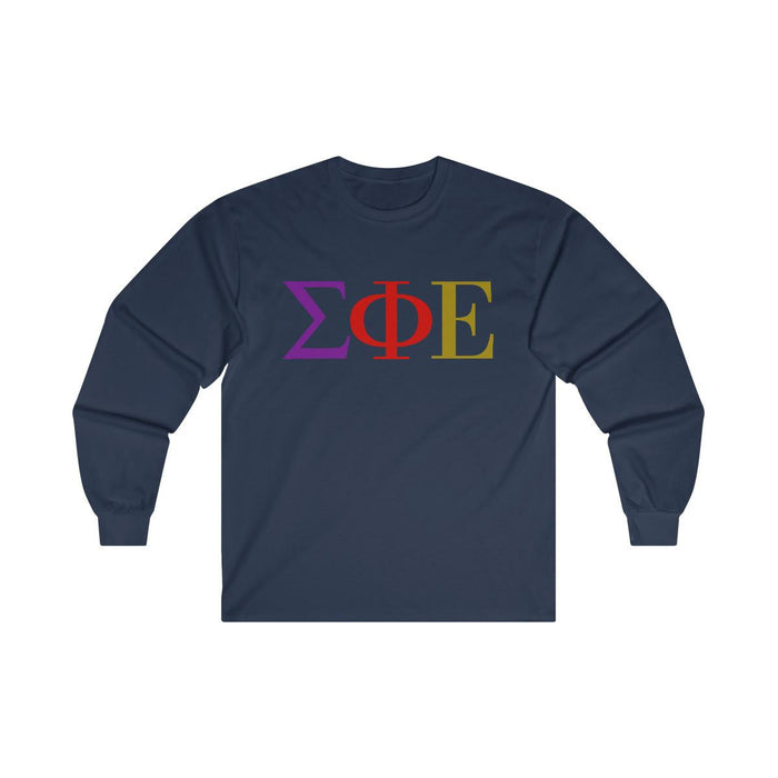 Printify Sigma Phi Epsilon Logo Long Sleeve T Shirt Sigma Phi Epsilon Logo Long Sleeve T-Shirt