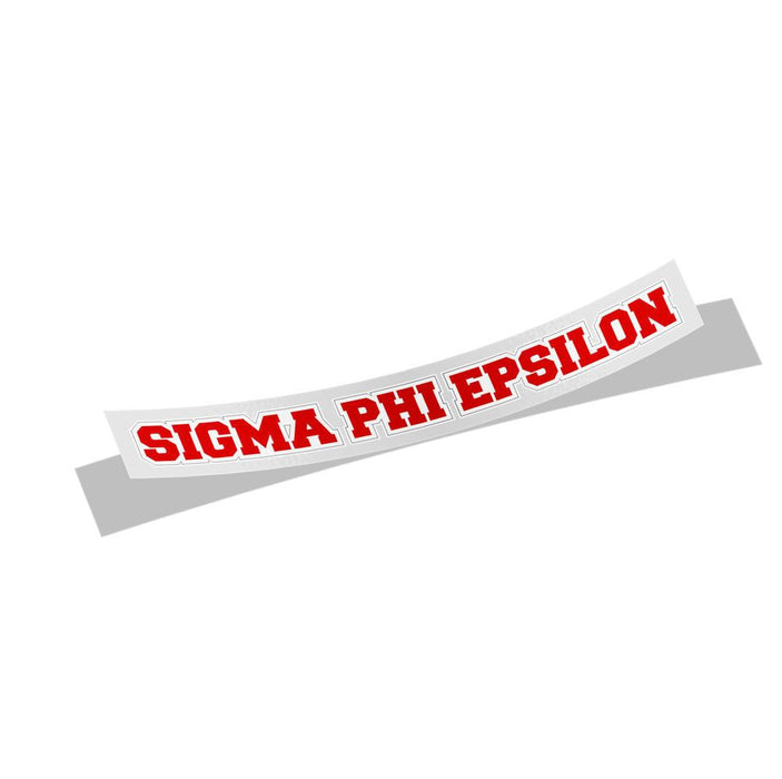 Sigma Phi Epsilon Long Window Sticker Sigma Phi Epsilon Long Window Sticker