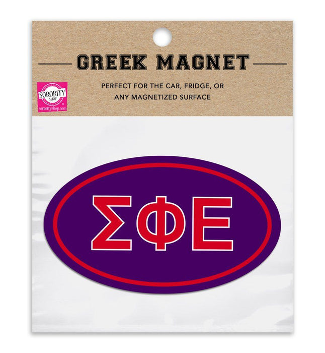 Sigma Phi Epsilon Oval Fraternity Car Magnet Set Of 2 Sigma Phi Epsilon Oval Fraternity Car Magnet Set of 2
