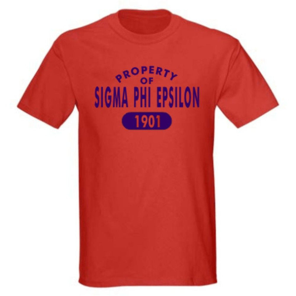 Sigma Phi Epsilon Property Of Est. Shirt Sigma Phi Epsilon Property of Est. Shirt