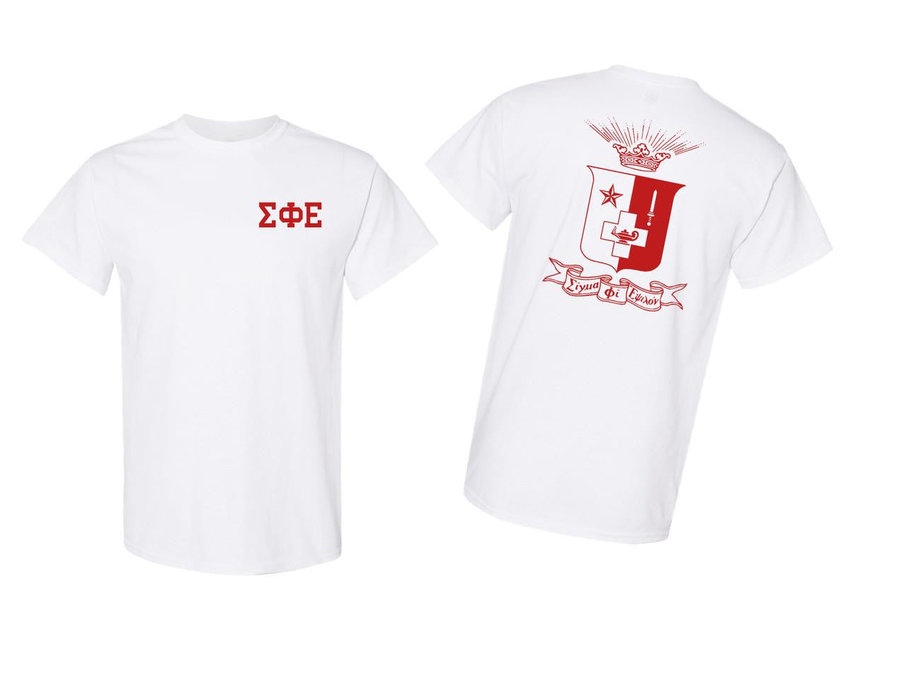 Greekgear Sigma Phi Epsilon World Famous Crest Tee Sigma Phi Epsilon World Famous Crest Tee