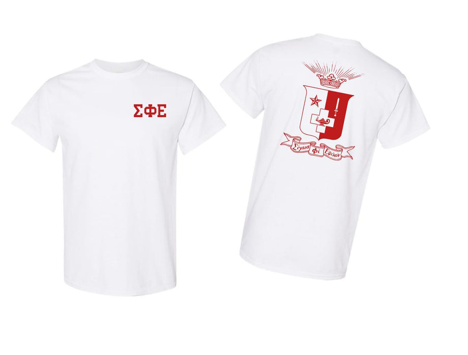 Greekgear Sigma Phi Epsilon World Famous Crest Tee Sigma Phi Epsilon World Famous Crest Tee