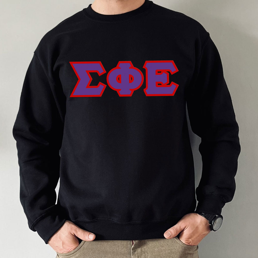 Sigma Phi Epsilon Custom Twill Crewneck Sweatshirt Sigma Phi Epsilon Custom Twill Crewneck Sweatshirt