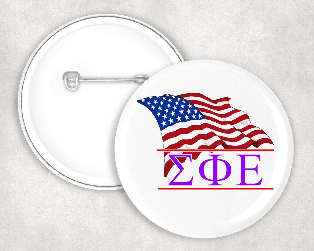 Sigma Phi Epsilon Patriot Button Sigma Phi Epsilon Patriot Button