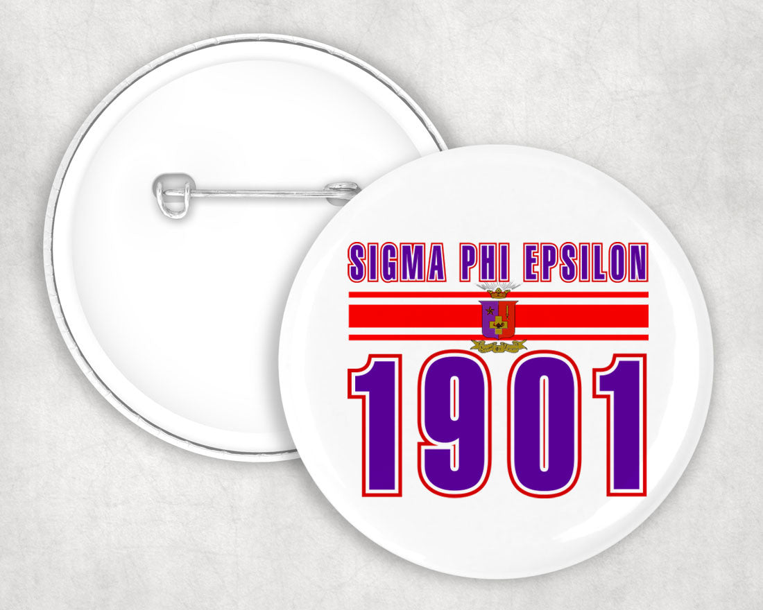 Sigma Phi Epsilon Est Year Button Sigma Phi Epsilon Est Year Button