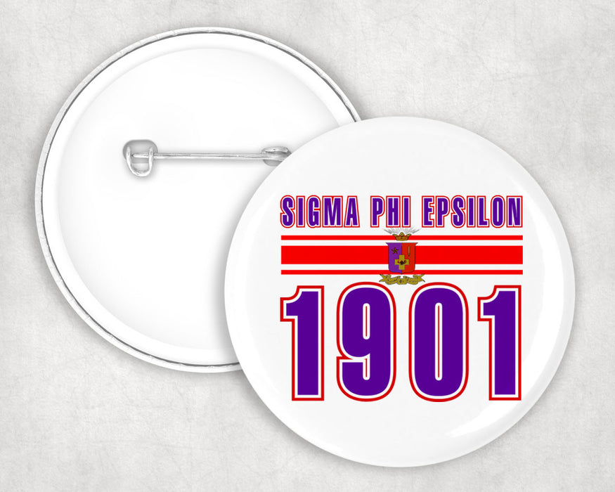 Sigma Phi Epsilon Est Year Button Sigma Phi Epsilon Est Year Button