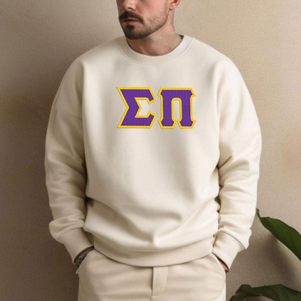 Sigma Pi 2 Day Ship Twill Crewneck Sweatshirts Sigma Pi - 2 Day Ship Twill Crewneck Sweatshirts