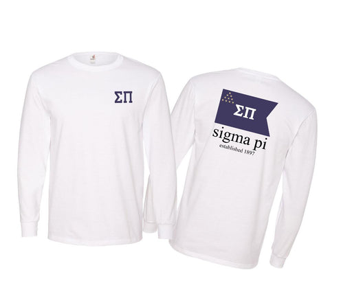 Sigma Pi Sigma Pi Flag Long Sleeve T-Shirt