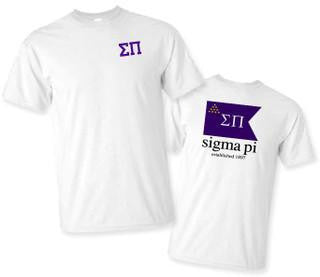 Sigma Pi Sigma Pi Flag T-shirts