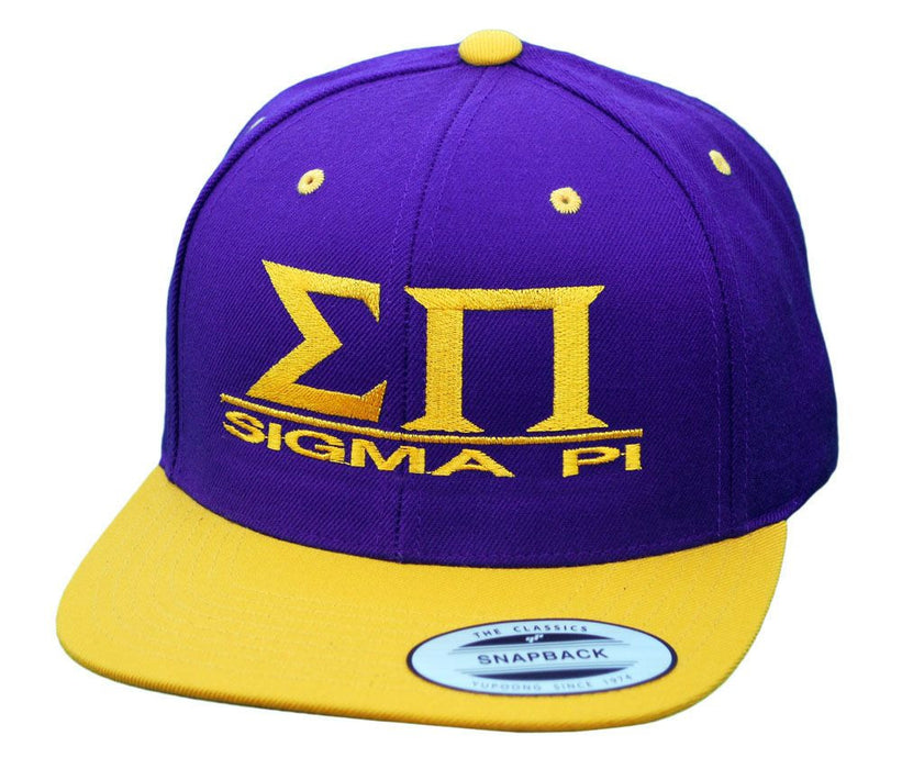 Sigma Pi Flatbill Snapback Hats Original Sigma Pi Flatbill Snapback Hats Original