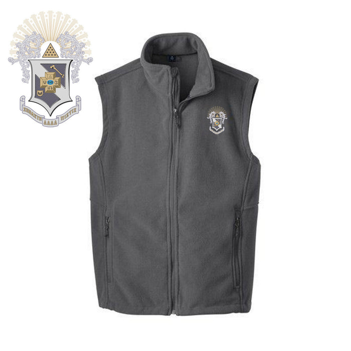 Sigma Pi Fleece Crest Shield Vest Sigma Pi Fleece Crest - Shield Vest