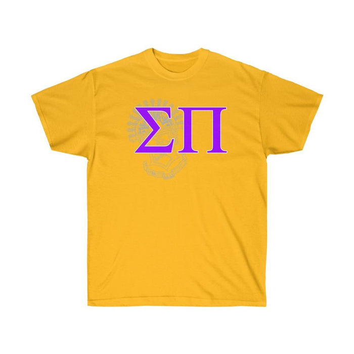 Printify Sigma Pi Greek Crest Cotton Tee Sigma Pi Greek Crest Cotton Tee