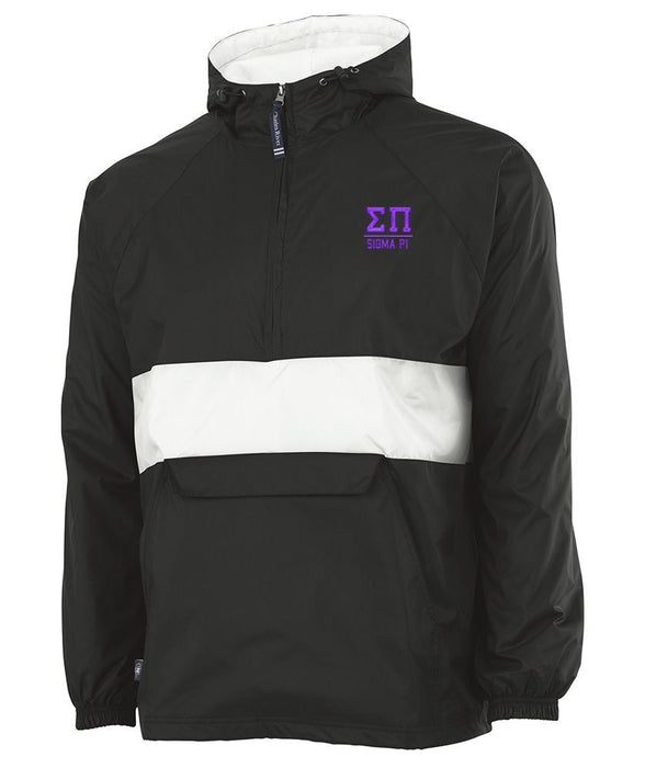 Sigma Pi Greek Letter Anoraks Sigma Pi Greek Letter Windbreaker Pullovers