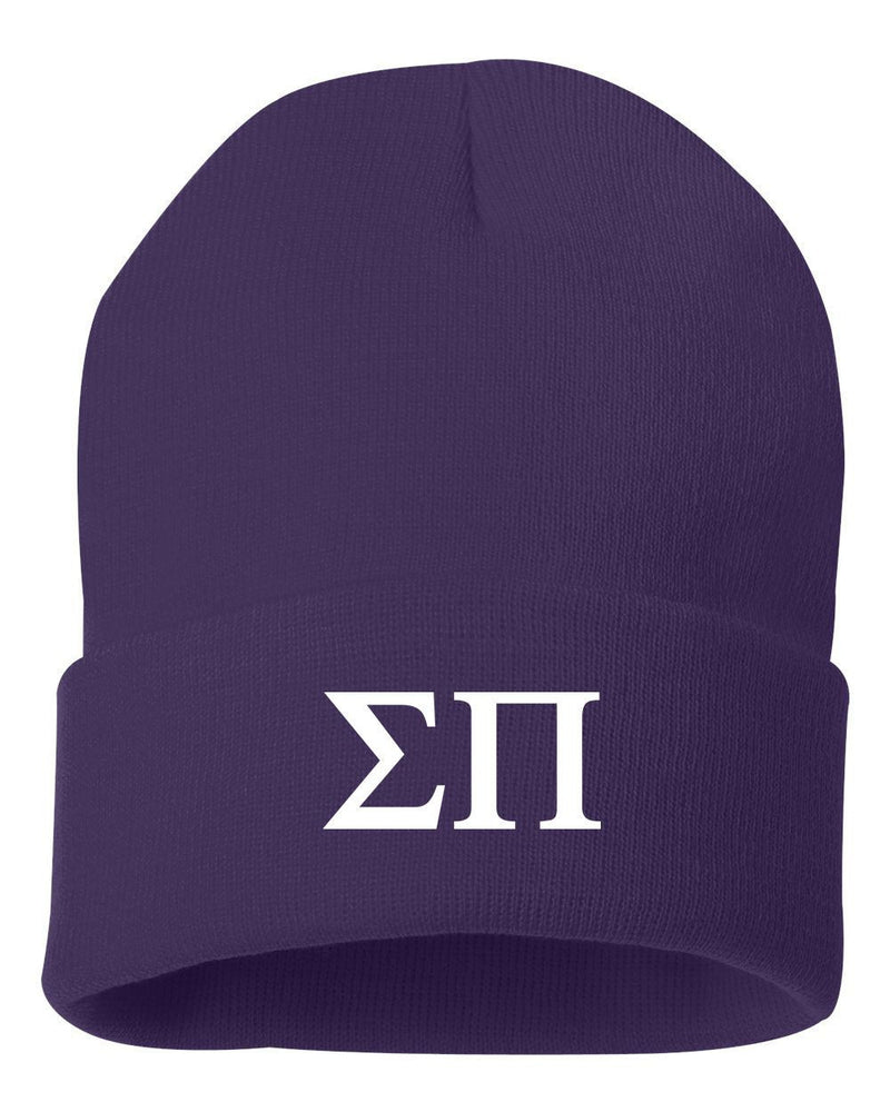 Sigma Pi Greek Letter Knit Cap Sigma Pi Greek Letter Knit Cap