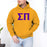 Sigma Pi Letter Hoodie Sigma Pi letter Hoodie