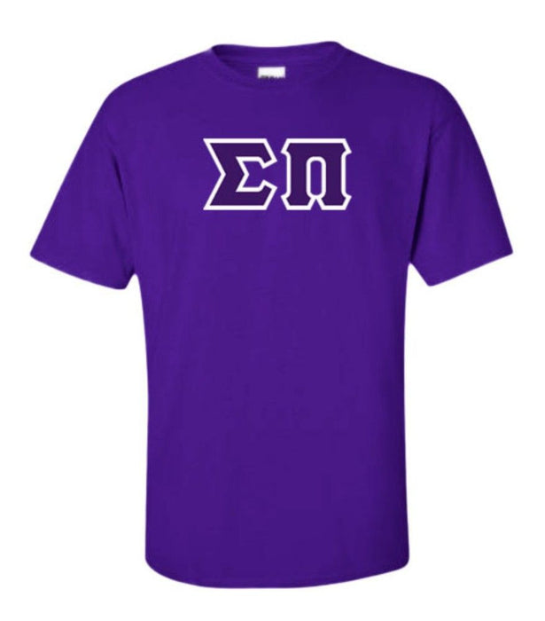 Sigma Pi Lettered T Shirt Sigma Pi Lettered T-Shirt