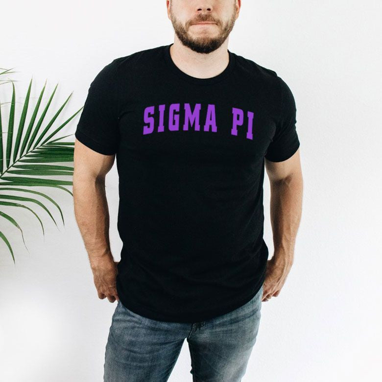 Sigma Pi Letterman Tee Sigma Pi Letterman tee
