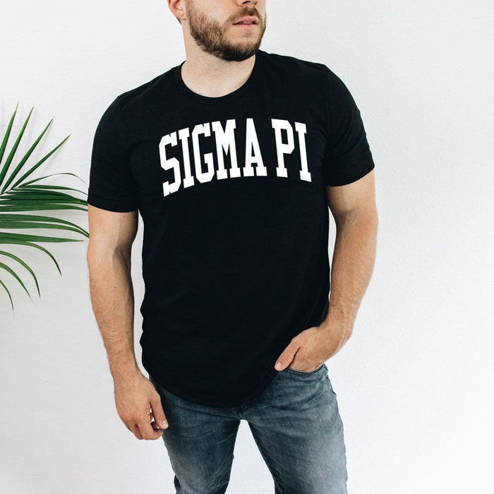 Sigma Pi Nickname Arched T Shirt Sigma Pi Nickname Arched T-Shirt