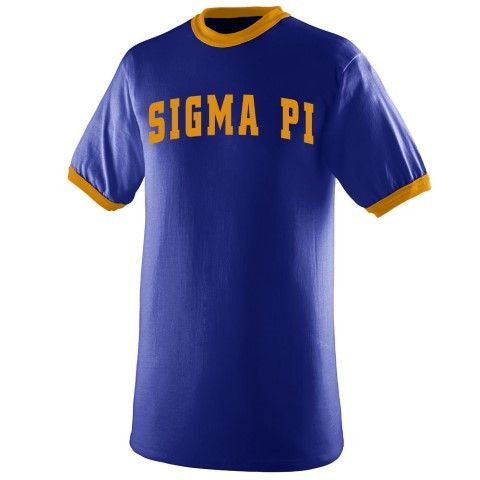 Sigma Pi Ringer T Shirt Sigma Pi Ringer T-shirt