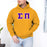 Sigma Pi Custom Twill Hooded Sweatshirt Sigma Pi Custom Twill Hooded Sweatshirt