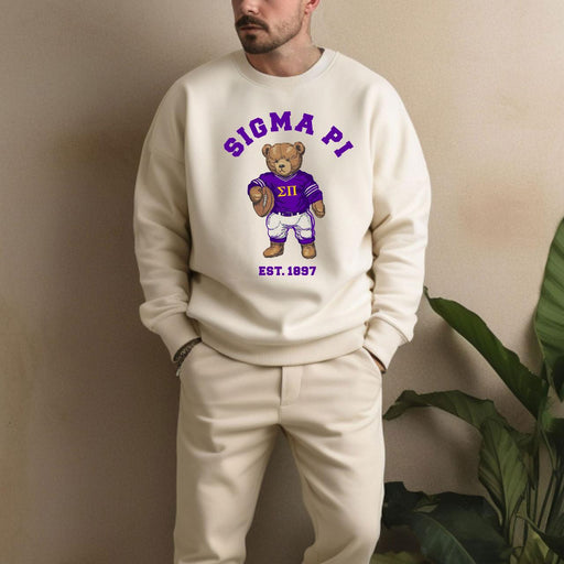 Sigma Pi Sigma Pi Teddy Bear Crewneck Sweatshirt
