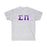 Printify Sigma Pi Two Toned Greek Lettered T Shirts Sigma Pi Two Toned Greek Lettered T-shirts