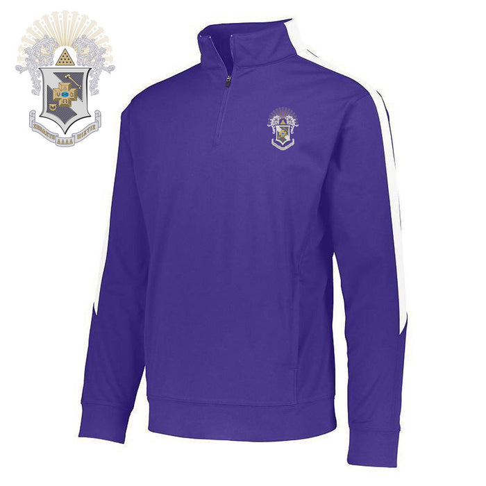 Discount Sigma Pi World Famous Greek Crest Shield Medalist Pullover DISCOUNT-Sigma Pi-  World Famous Greek Crest - Shield Medalist Pullover
