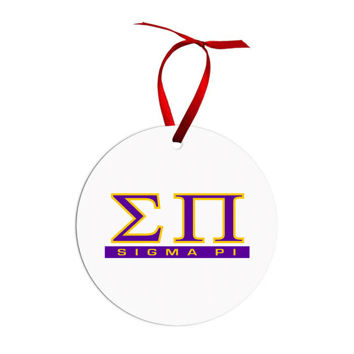 Sigma Pi Classic Circle Ornaments Sigma Pi Classic Circle Ornaments