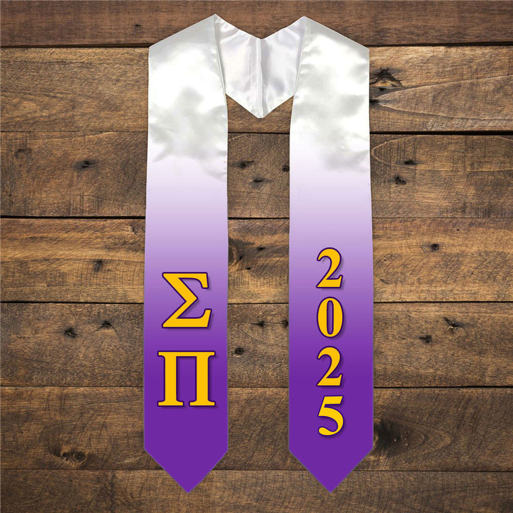 Sigma Pi Extra Fancy Greek Graduation Stole W Year Sigma Pi Extra Fancy Greek Graduation Stole W Year