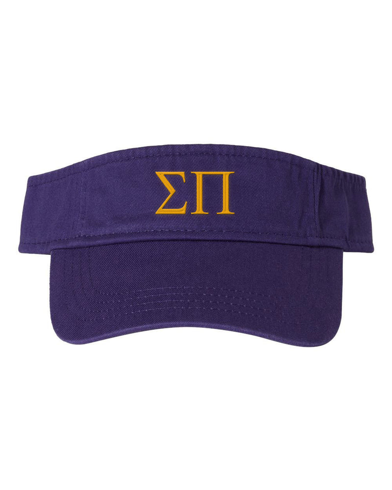 Sigma Pi Greek Letter Visor Sigma Pi Greek Letter Visor