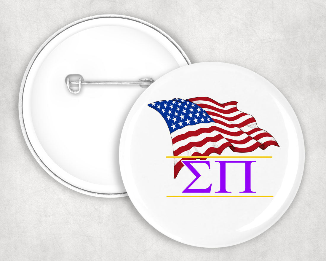 Sigma Pi Patriot Button Sigma Pi Patriot Button