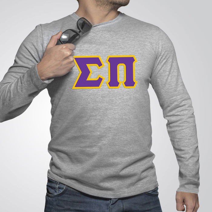 Sigma Pi Custom Twill Long Sleeve T Shirt Sigma Pi Custom Twill Long Sleeve T-Shirt