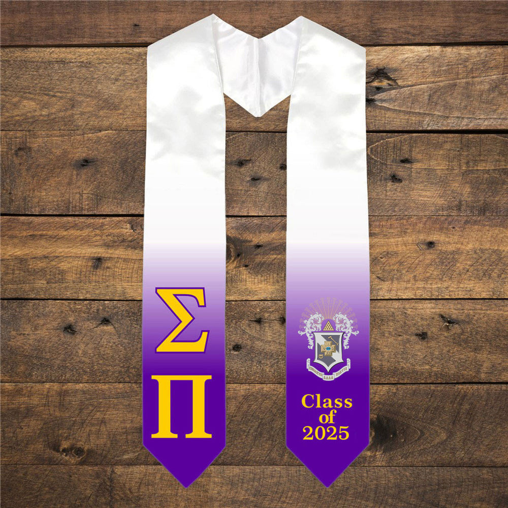 Sigma Pi Extra Fancy Greek Class Of Graduation Stole Sigma Pi Extra Fancy Greek Class Of  Graduation Stole
