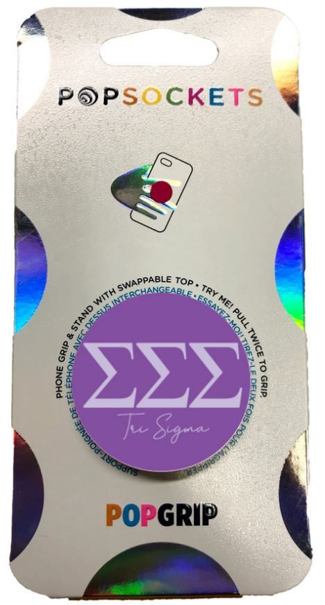 Sigma Sigma Sigma 2 Color Popsocket Sigma Sigma Sigma 2-Color PopSocket